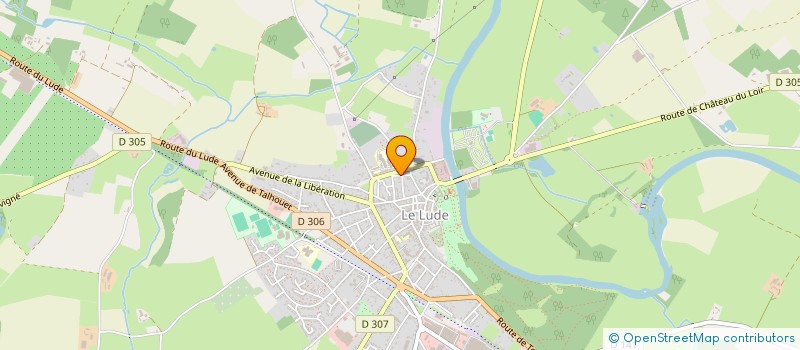 localisation de l'entreprise CRYMA à LE LUDE