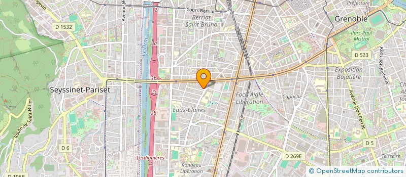 localisation de l'entreprise CRYO ALP' SANTE  GRENOBLE