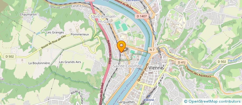 localisation de l'entreprise CRYO'BODYFIT  SAINT-ROMAIN-EN-GAL