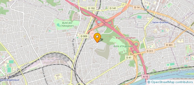 localisation de l'entreprise CRYO CAPITAL à ARGENTEUIL