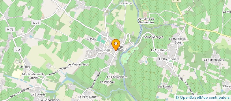 localisation de l'entreprise CRYO EXPERTS à CHATEAU-THEBAUD