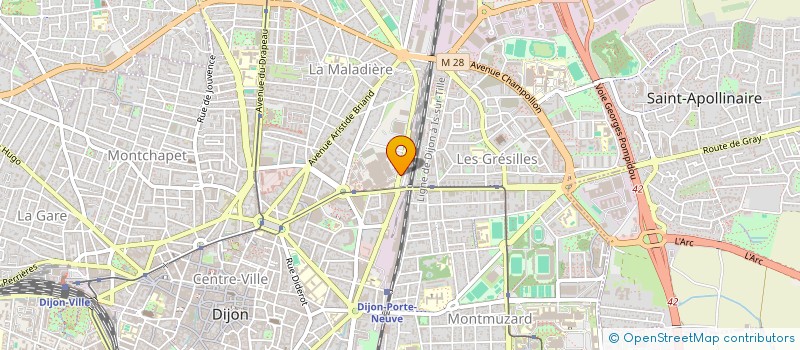 localisation de l'entreprise CRYO FIGURA à DIJON