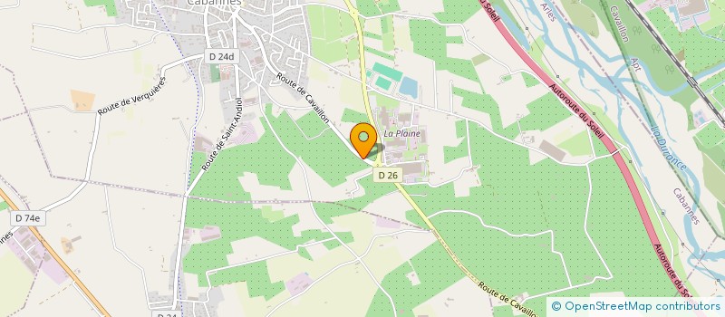 localisation de l'entreprise CRYO'GEN  CABANNES