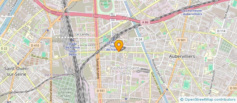 localisation de l'entreprise CRYO KD à SAINT-DENIS
