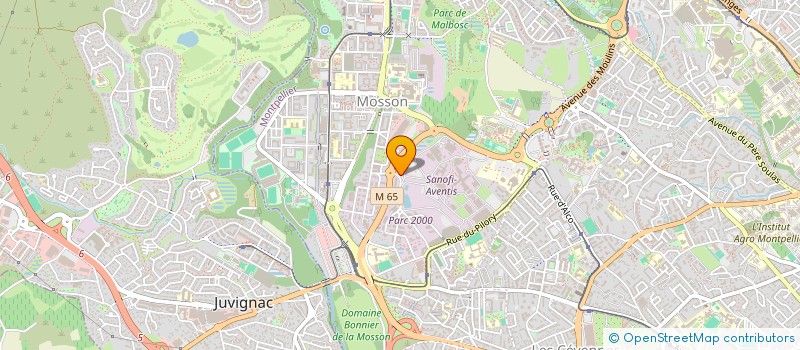 localisation de l'entreprise CRYO MAUGUIO à MONTPELLIER