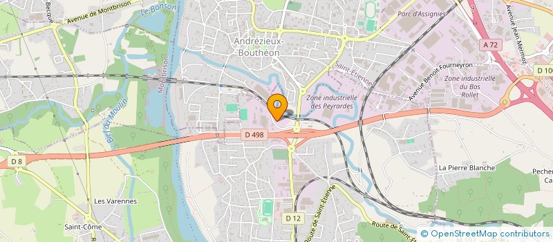 localisation de l'entreprise CRYO SAINTE  SAINT-JUST-SAINT-RAMBERT