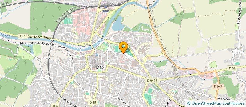 localisation de l'entreprise CRYO SANTE SUD OUEST  DAX