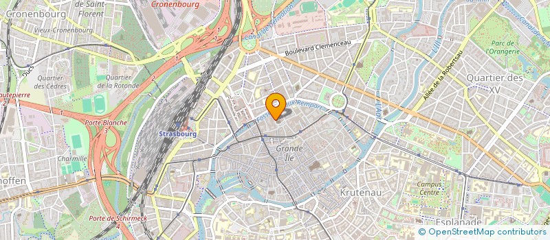 localisation de l'entreprise CRYO SYNERGIE à STRASBOURG
