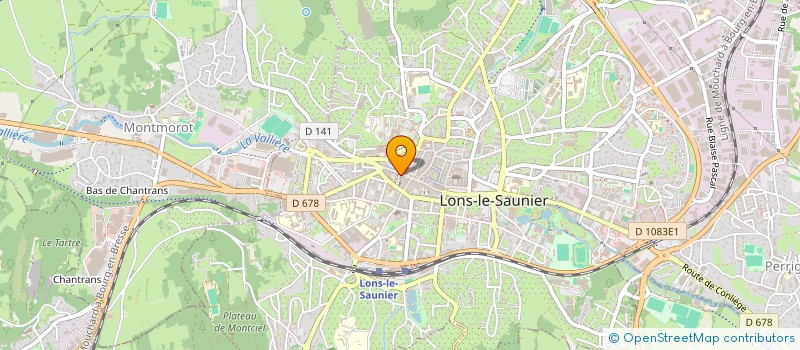 localisation de l'entreprise CRYO WINTER à LONS-LE-SAUNIER