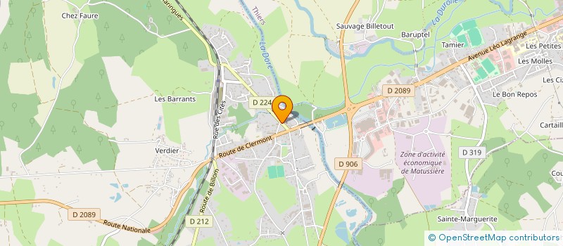 localisation de l'entreprise CRYODOG  SAINT-JEAN-D'HEURS