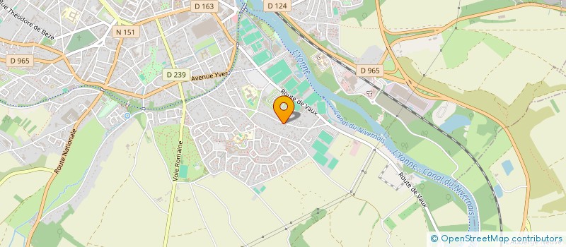 localisation de l'entreprise CRYOFAST AUXERRE à AUXERRE