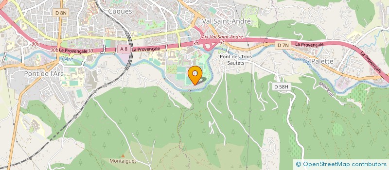 localisation de l'entreprise CRYOFILTRATION à AIX EN PROVENCE
