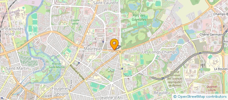 localisation de l'entreprise CRYOGENICAL CORPORATION  RENNES