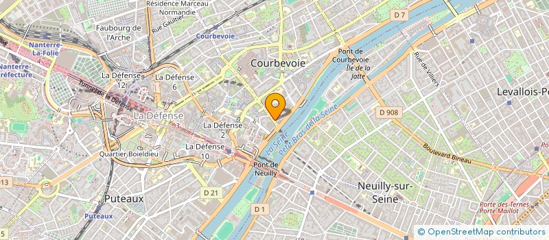 localisation de l'entreprise CRYOGENIE EUROPE à COURBEVOIE