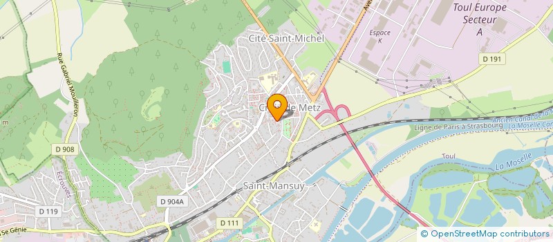 localisation de l'entreprise CRYOGIVE  TOUL