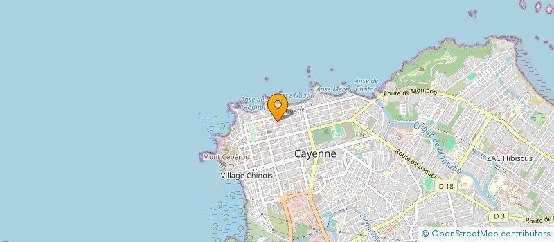 localisation de l'entreprise CRYOGUYANE  CAYENNE