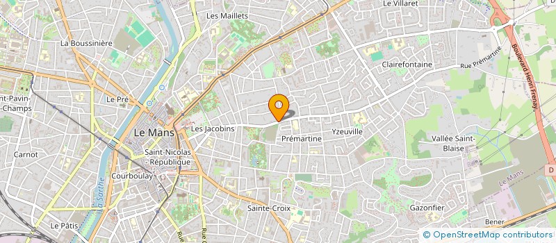 localisation de l'entreprise CRYOM B&A  LE MANS