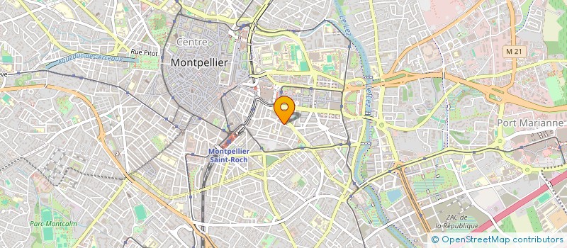 localisation de l'entreprise CRYORENOV à MONTPELLIER