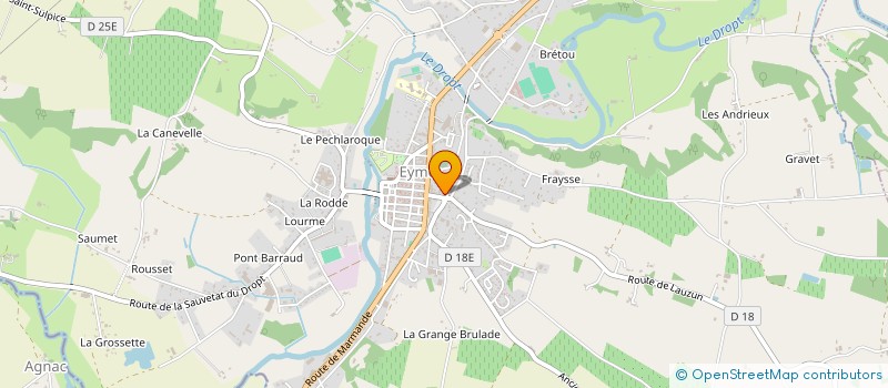 localisation de l'entreprise CRYOSPORT à MARMANDE