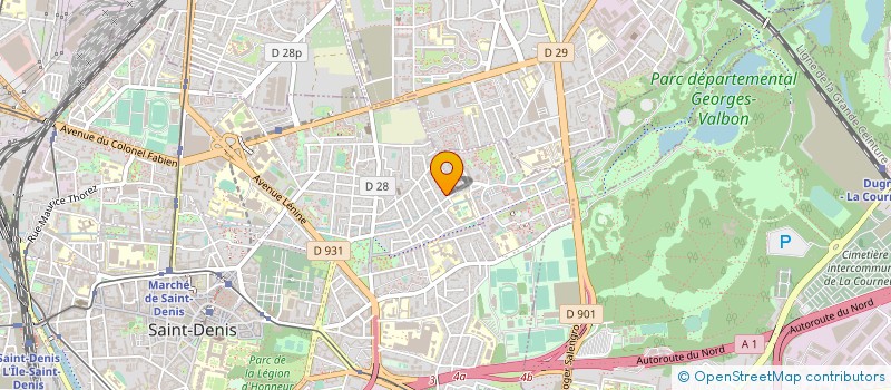 localisation de l'entreprise CRYOSTART  SAINT-DENIS