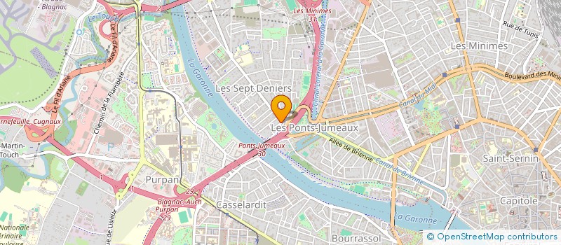 localisation de l'entreprise CRYOSUD  TOULOUSE