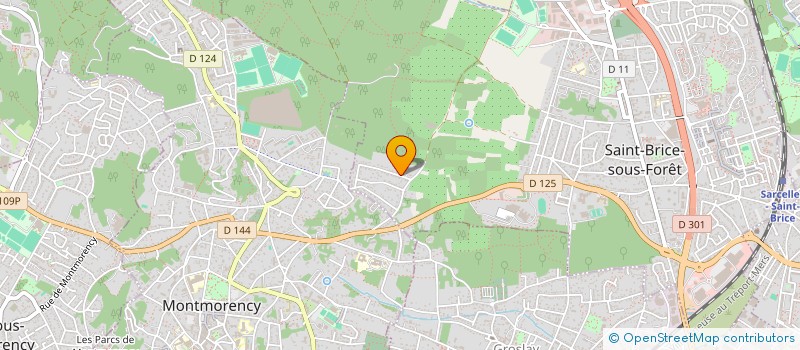 localisation de l'entreprise CRYOSUN à SAINT-BRICE-SOUS-FORET