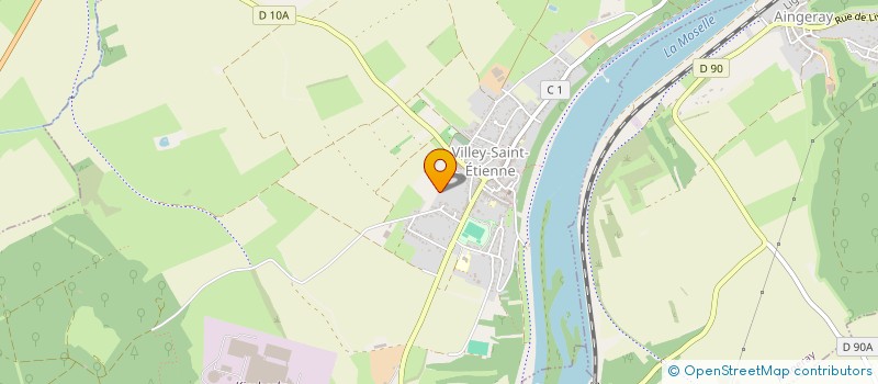 localisation de l'entreprise CRYOTECH à VILLEY-SAINT-ETIENNE
