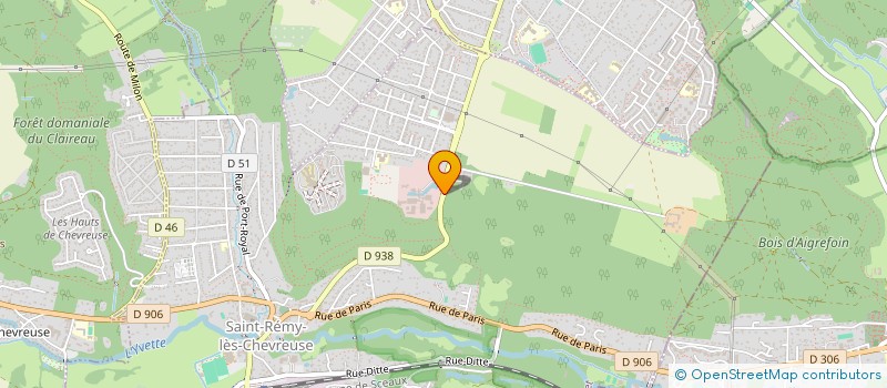 localisation de l'entreprise CRYOVISION à SAINT-REMY-LES-CHEVREUSE