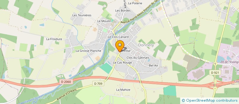 localisation de l'entreprise CRYPT'IN à DONNERY