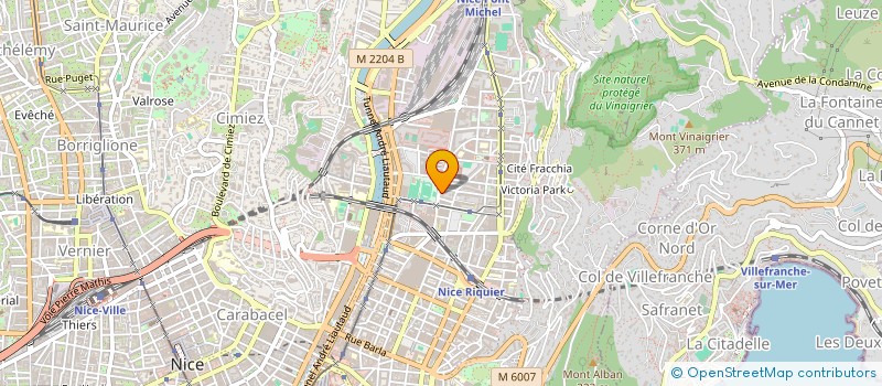 localisation de l'entreprise CRYPTAZUR  NICE