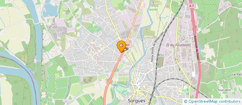 localisation de l'entreprise CRYPTO  SORGUES