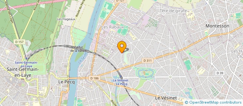 localisation de l'entreprise CRYPTO CLUB  LE VESINET