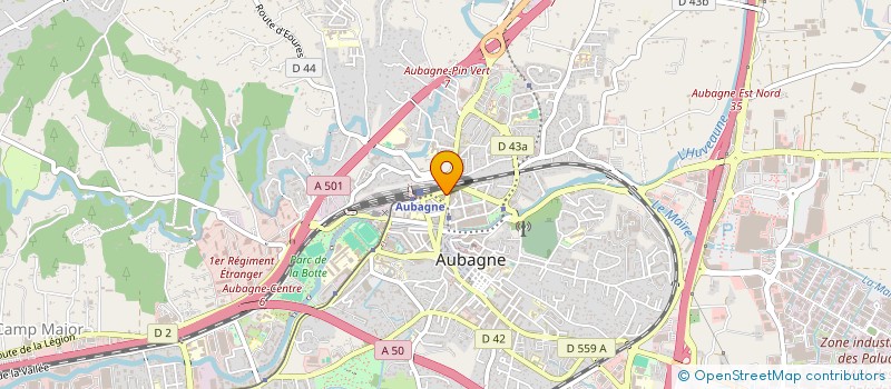 localisation de l'entreprise CRYPTO FACILITIS à AUBAGNE