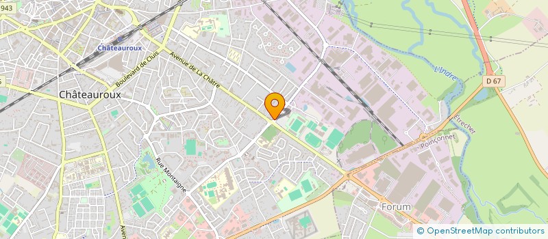 localisation de l'entreprise CRYPTOCAR à CHATEAUROUX