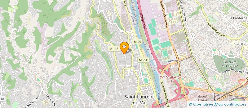 localisation de l'entreprise CRYPTOGRAM FRANCE à SAINT-LAURENT-DU-VAR