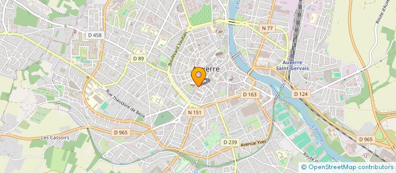 localisation de l'entreprise CRYPTOX'R à AUXERRE