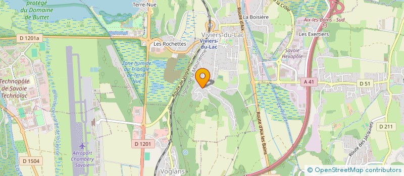 localisation de l'entreprise CRYS'ALP  VIVIERS-DU-LAC