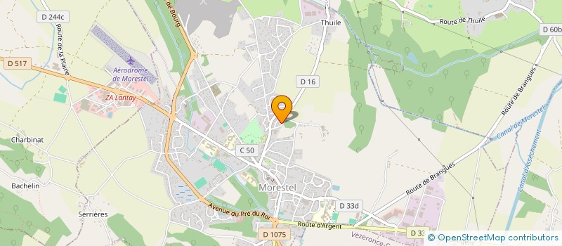 localisation de l'entreprise CRYSALIS à ARANDON-PASSINS