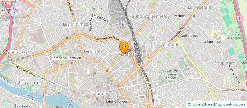 localisation de l'entreprise CRYSTAL  TOULOUSE