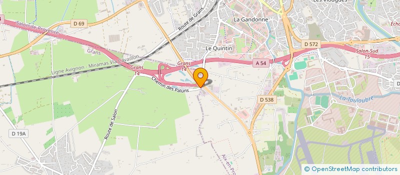 localisation de l'entreprise CRYSTAL  SALON-DE-PROVENCE