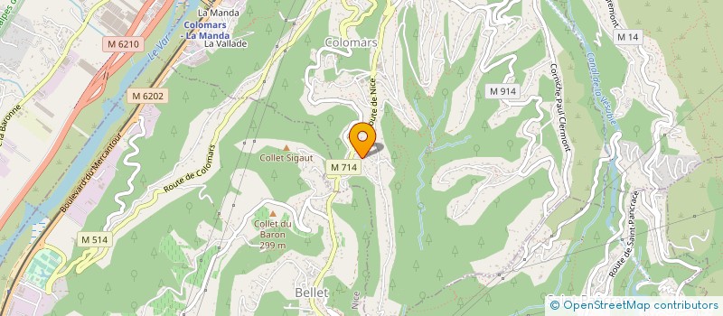 localisation de l'entreprise CRYSTAL  COLOMARS