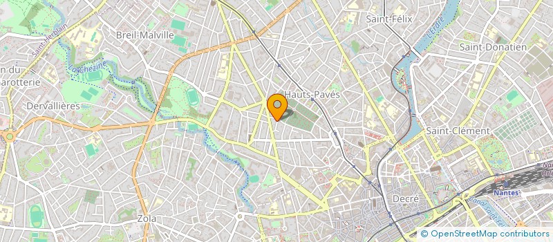 localisation de l'entreprise CRYSTAL à NANTES