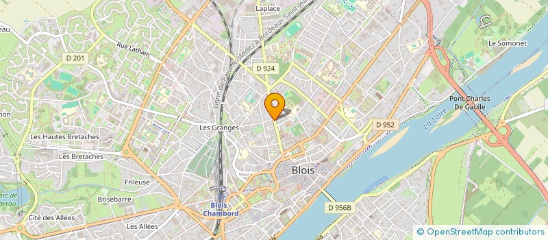 localisation de l'entreprise CRYSTAL  BLOIS