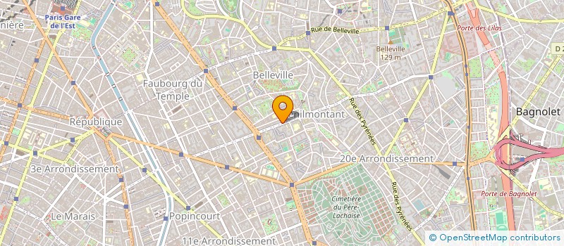 localisation de l'entreprise CRYSTAL  PARIS