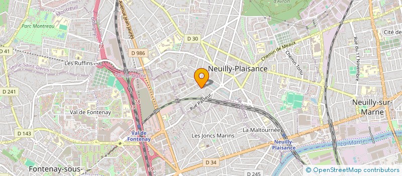 localisation de l'entreprise CRYSTAL AERO HOLDING à NEUILLY-PLAISANCE