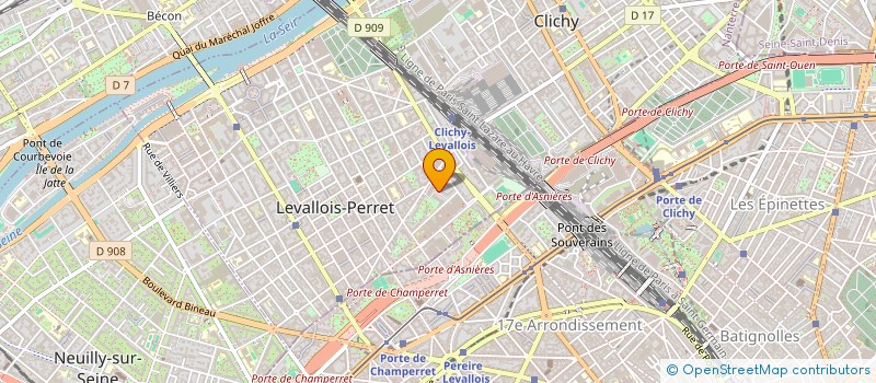localisation de l'entreprise CRYSTAL AGENCY PARIS à LEVALLOIS-PERRET