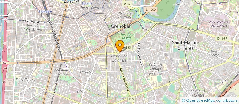 localisation de l'entreprise CRYSTAL AUTO PRESTIGE à GRENOBLE