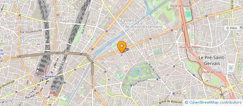 localisation de l'entreprise CRYSTAL DIAMOND  PARIS