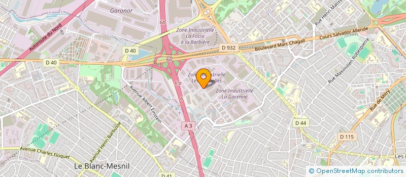 localisation de l'entreprise CRYSTAL EMOTION à AULNAY-SOUS-BOIS