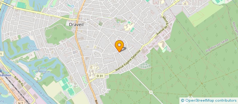 localisation de l'entreprise CRYSTAL EVAP CONSULT à DRAVEIL